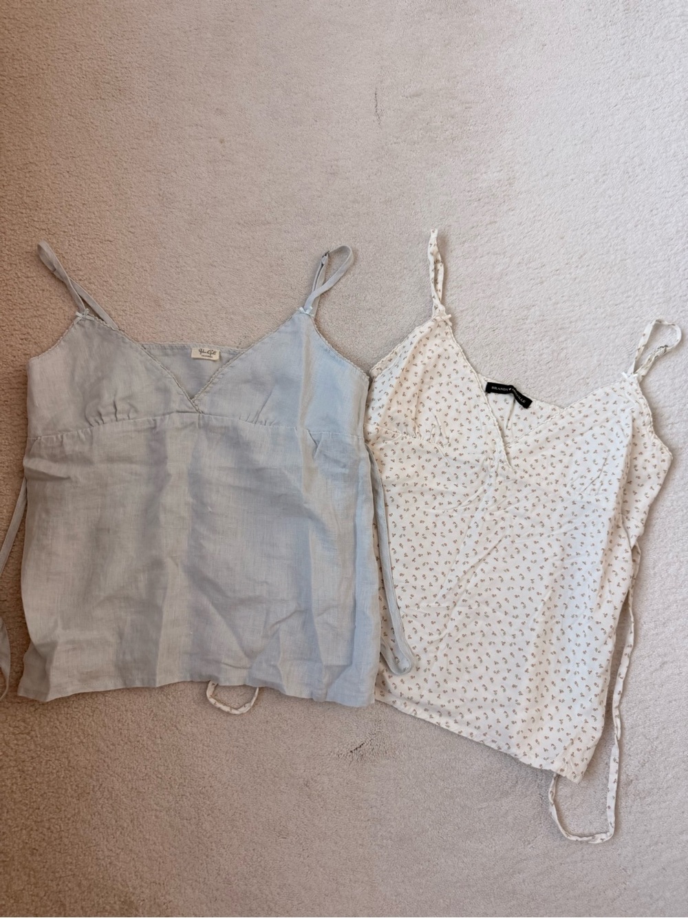 Brandy Melville Lot of Tie Back Tops